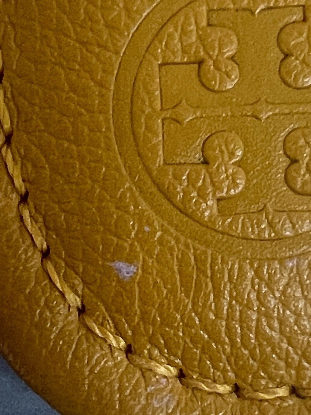 Tory Burch Yellow Leather Miller Sandals Women's - Picture 5 of 5